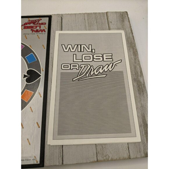 Win Lose or Draw Game Replacement Board and Instructions 1987 - Picture 3 of 4